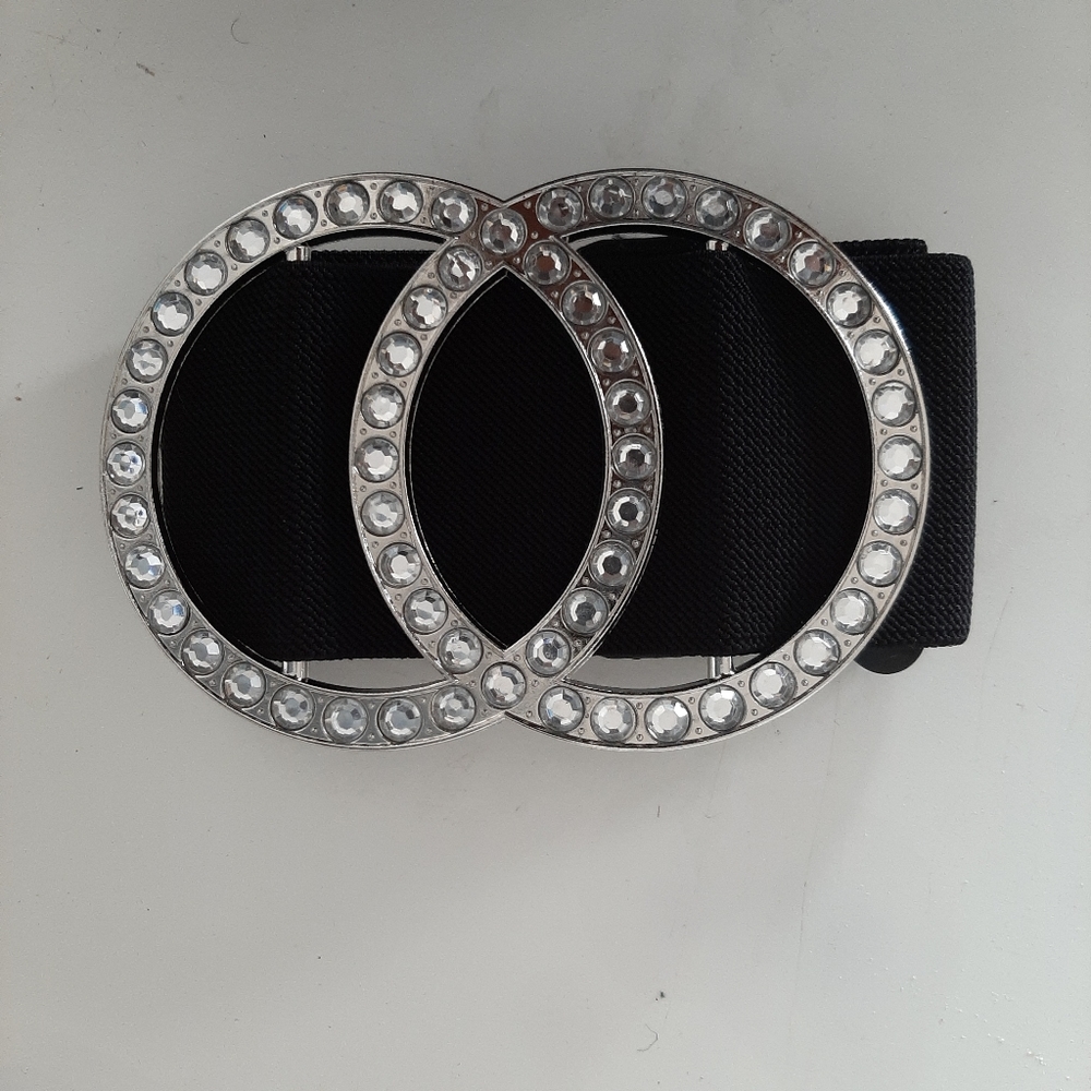Bedazzled Ashley Stewart Accent Belt (size 1x)